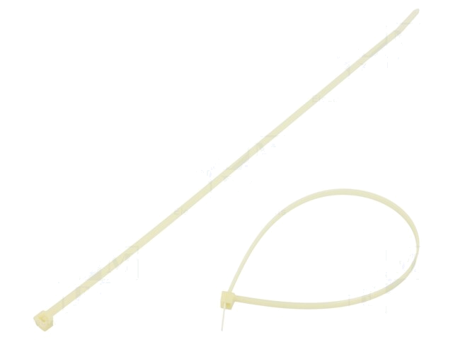 Kabelbinder; L: 300mm; W: 4,6mm; polyamide; 225N; natuurlijk; T50I Kabelbinder; L: 300mm; W: 4,6mm; polyamide; 225N; natuurlijk; T50I